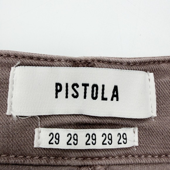 Pistola Mara Straight Leg Capri Utility Pants in Mauve Purple Size 29 - Picture 7 of 8